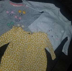 Baby Girl Long Sleeve Shirts